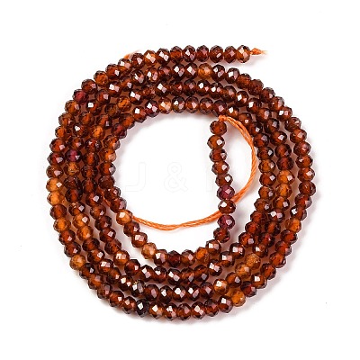 Natural Garnet Beads Strands G-F770-D03-02-1