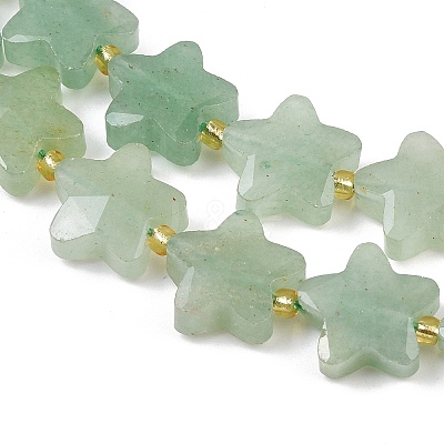 Natural Green Aventurine Beads Strands G-P573-C06-01A-1