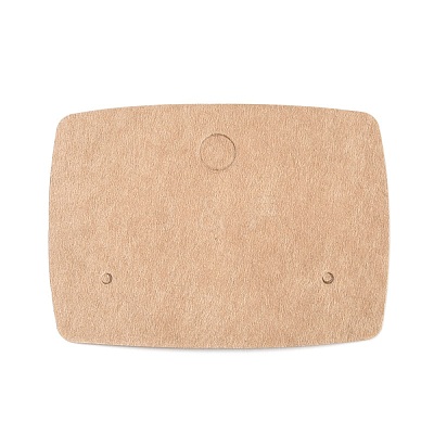 Blank Kraft Paper Earring Display Cards X1-CDIS-G005-09-1