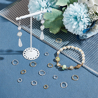 60Pcs 6 Style Alloy Bead Frame FIND-PH0007-52-1