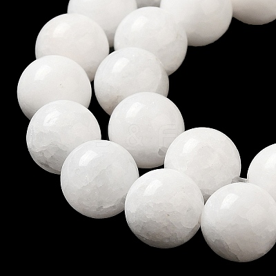 Natural Malaysia Jade Beads Strands G-A146-6mm-B01-1