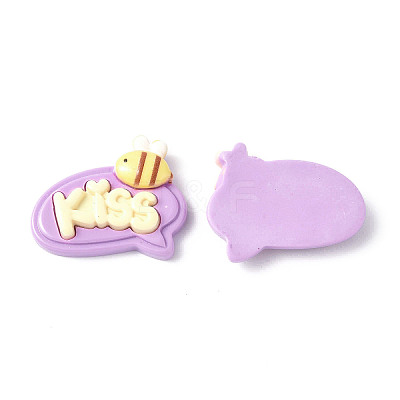 Opaque Resin Cabochons LS-CRES-P023-01D-1