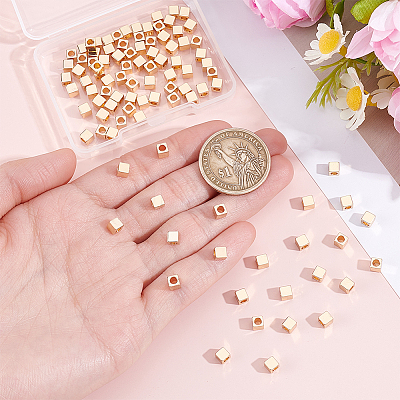 Brass Spacer Beads KK-HY0004-36B-1