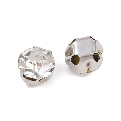 Flat Round Sew on Rhinestone Montee Beads STAS-B107-01B-01P-1