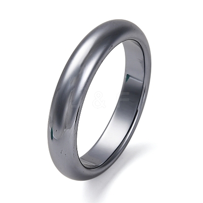 Natural Terahertz Stone Bangles BJEW-H619-01A-1