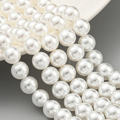 Glass Pearl Beads Strands HY-G002-01D-01-1