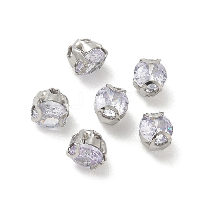 Round Stainless Steel Prong Settings STAS-M104-01J-1