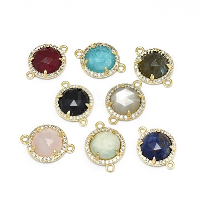Natural/Synthetic Gemstone Links connectors G-E526-34-1
