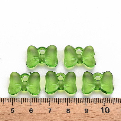 Transparent Acrylic Pendants TACR-T024-02BA-925-1