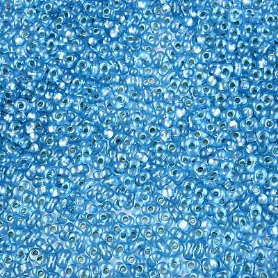 Baking Paint Transparent Glass Seed Beads SEED-N006-05L-1