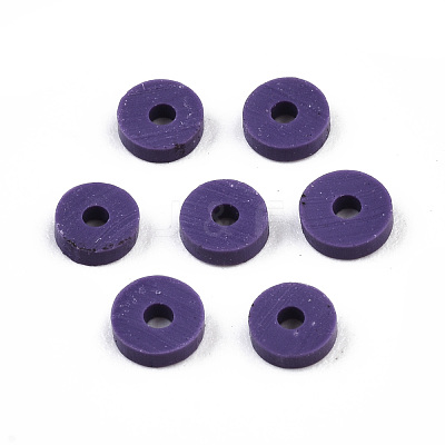 Handmade Polymer Clay Beads CLAY-R067-4.0mm-B03-1