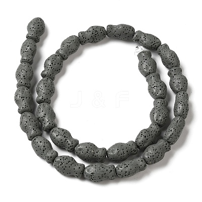 Natural Lava Rock Beads Strands G-U007-01A-1