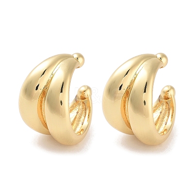 Brass Cuff Earring EJEW-C107-01G-1