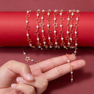 Brass Handmade Beaded Chain CHC-SZ0001-20-1