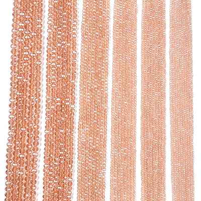 Electroplate Glass Beads Strands EGLA-A044-T4mm-A21-1