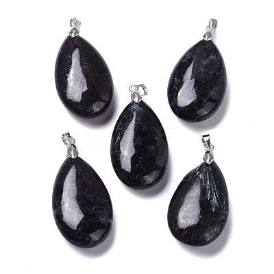 Natural Gemstone Pendants G-D084-01P-B-1