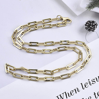 Brass Paperclip Chains MAK-S072-15A-KC-1