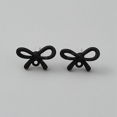 Alloy Stud Earrings Findings LS-EJEW-WH20009-03B-1