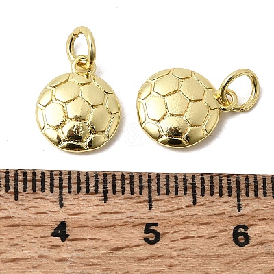 Sports Brass Charms KK-A289-04C-G-1