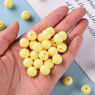 Opaque Acrylic Beads MACR-S370-C12mm-A10-1