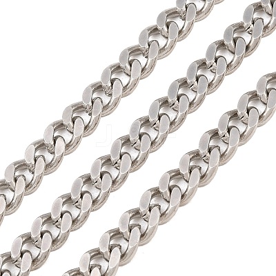 Brass Cuban Link Chains KK-CBAC547-19P-1