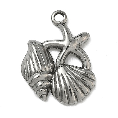 304 Stainless Steel Pendants STAS-P422-01A-P-1