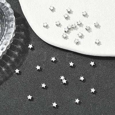 SHEGRACE Brass Star Beads XGRPCU149-299P-1