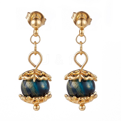Dangle Stud Earrings EJEW-JE04440-1