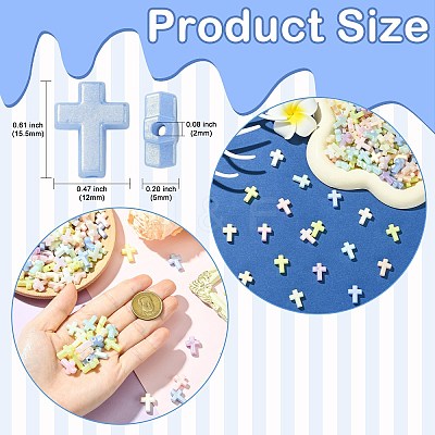 Opaque Acrylic Beads SACR-CJC0001-34-1-1