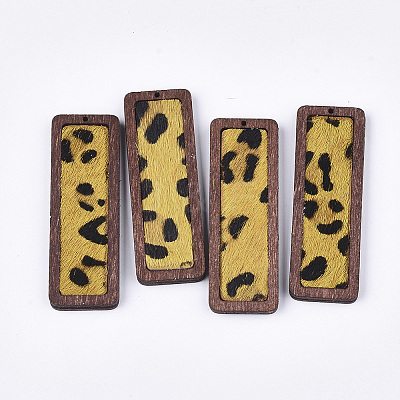 Eco-Friendly Cowhide Leather Big Pendants FIND-S301-30C-05-1
