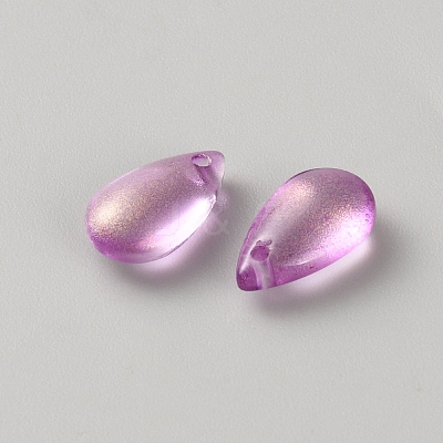 Transparent Glass Charms GLAA-WH0042-55-1