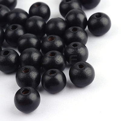 Natural Wood Beads WOOD-S662-11x12mm-A06-1