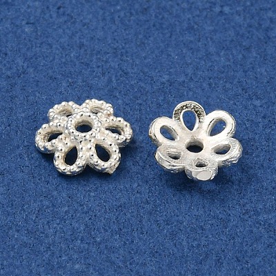 925 Sterling Silver Bead Caps STER-C007-04A-S-1