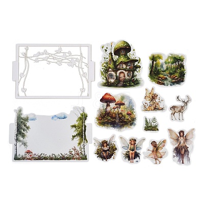 Stage Waterproof PET Stickers DIY-G121-05D-1