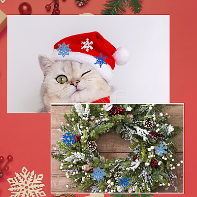 200Pcs Christmas Theme Wood Party Decoration WOOD-SP0001-20-1