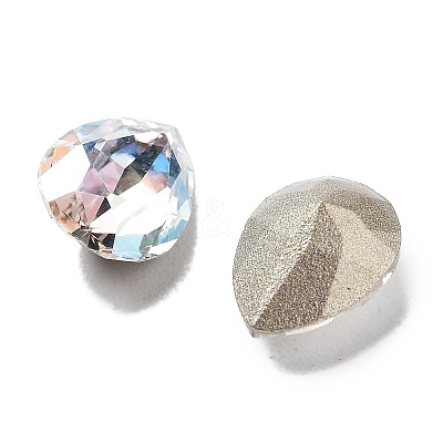 K9 Glass Rhinestone Cabochons GLAA-H034-03B-001TR-1