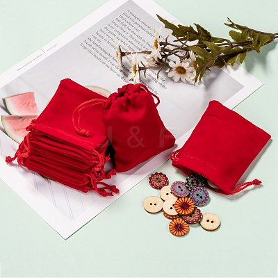 Rectangle Velvet Pouches TP-R002-7x9-04-1