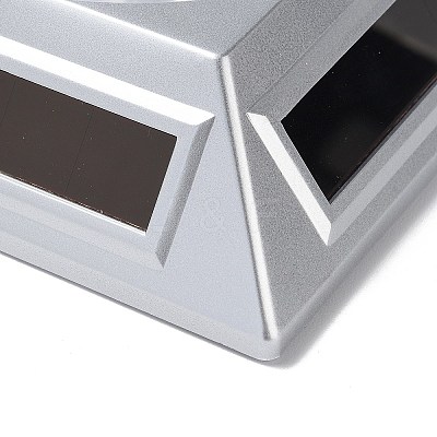 ABS Plastic 360 Degree Rotating Solar Power Battery Turntable Jewelry Display Stand ODIS-C010-01A-1