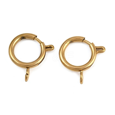 304 Stainless Steel Spring Ring Clasps STAS-B095-05G-G-1