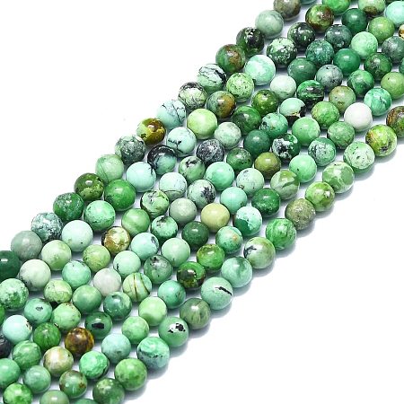 Natural Variscite Beads Strands G-F715-109A-1