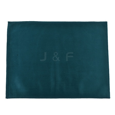 Velvet Silver Polishing Cloth for Jewelry AJEW-R006-03B-1