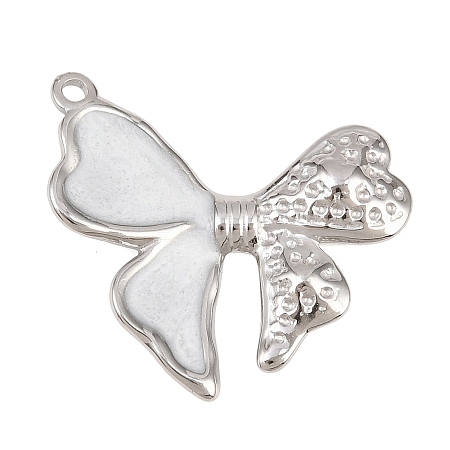 304 Stainless Steel Enamel Pendants STAS-A150-02P-1
