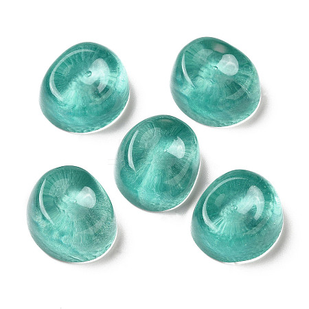 Translucent Resin Cabochons CRES-M019-02F-1