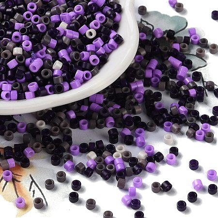 Baking Paint Glass Seed Beads SEED-S042-05A-18-1