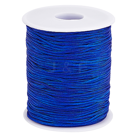 1 Roll 100 Yards Round Nylon Braided Thread NWIR-PH0002-22E-1