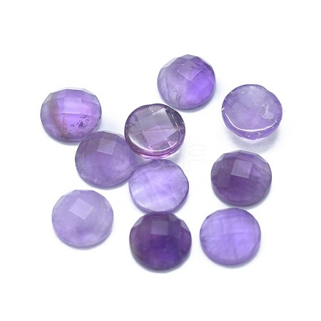 Natural Amethyst Cabochons G-G795-04-02-1