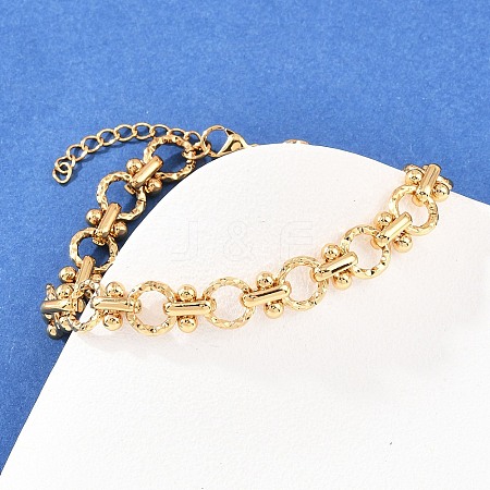 304 Stainless Steel Link Chain Bracelets for Women BJEW-H207-01C-G-1