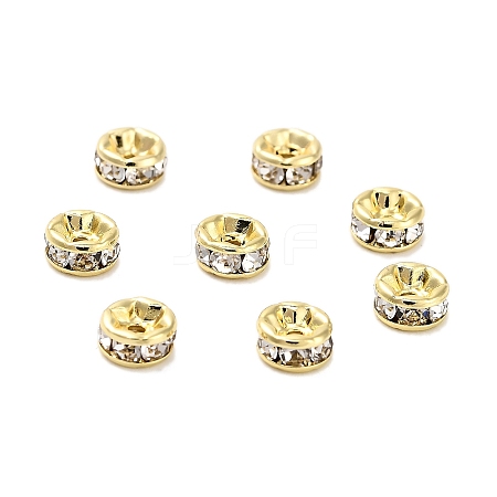 316 Surgical Stainless Steel Rhinestone Spacer Beads STAS-L285-001G-02-1-1