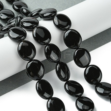 Natural Black Onyx(Dyed & Heated) Beads Strands G-K365-B12-02-1