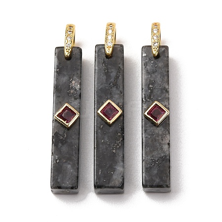 Natural Labradorite Pendants GG-CBA51ED-01G-01-1